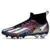 New Football Shoes Men's and Women's High-top Spikes Broken Nails Student Boys Training Game