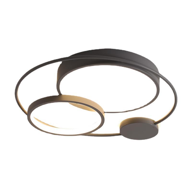 Современный светодиодный потолочный светильник для спальни, кабинета, гостиной, дома, декоративная круглая люстра