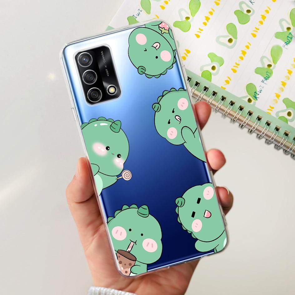 For Oppo Reno 6 Lite Case CPH2365 Reno6 Lite Cover Fashion Butterfly Flower Soft Silicone Funda on OPPO A74 A95 4G CHP2219 Cases