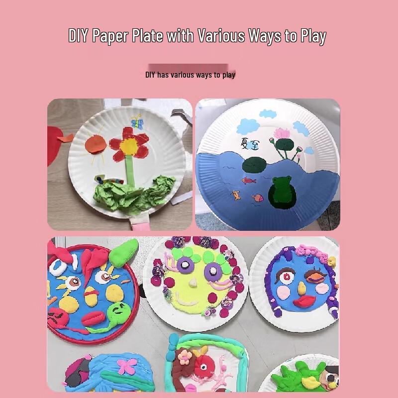 10-inch White Disposable Paper Plates