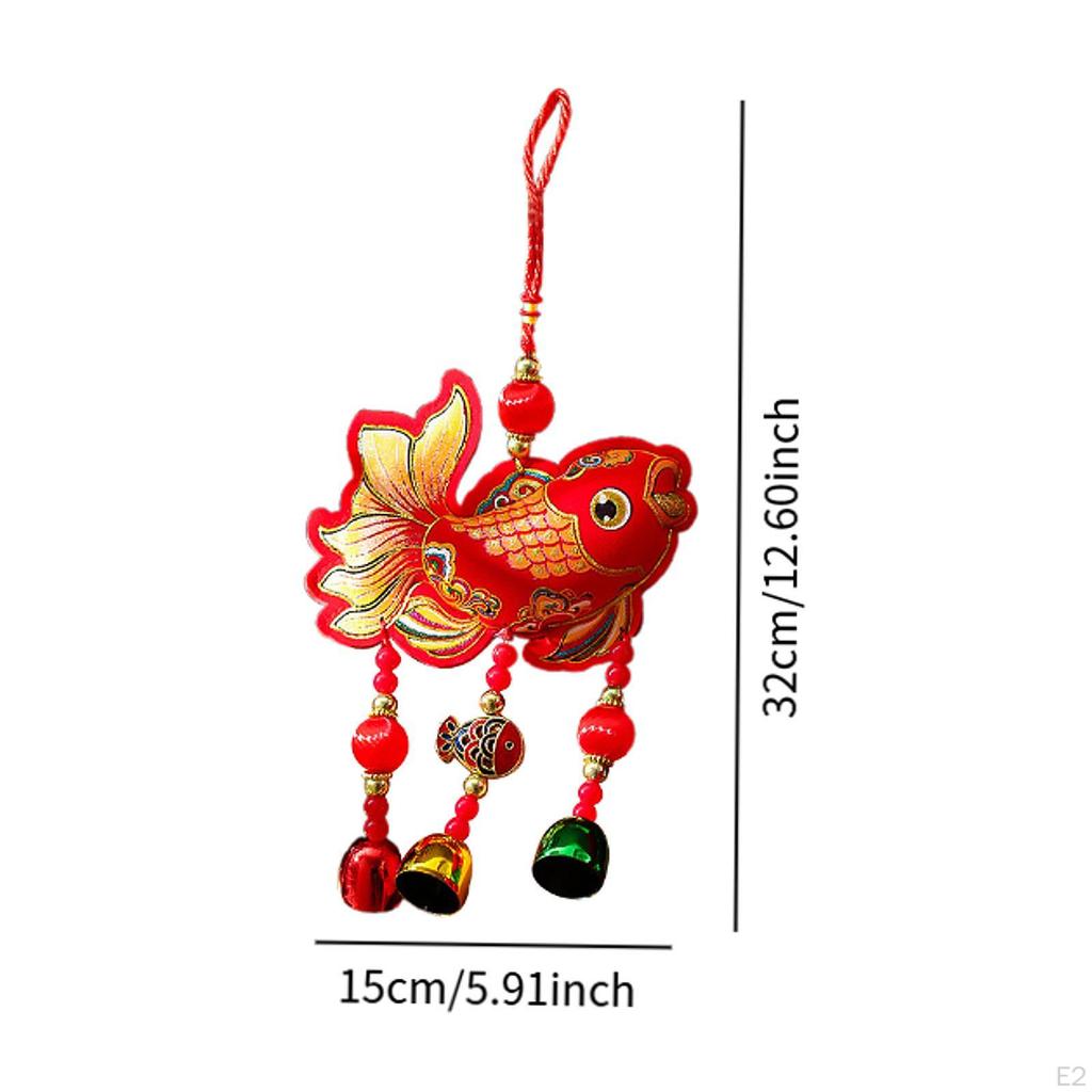 Китайский декор на год в виде колокольчика ветра фэншуй талисман благословение подвесное украшение весенний фестиваль
