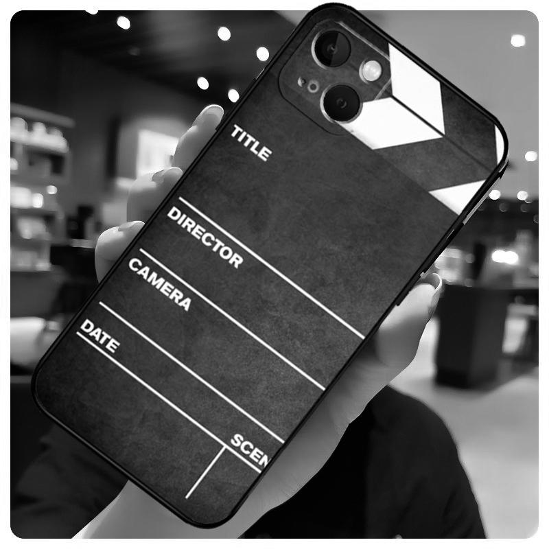 Clapper Board Case For iPhone 15 Pro Max 14 13 12 11 16 17 Pro Max mini 15 16 Plus 16e 17 Air Phone Cover