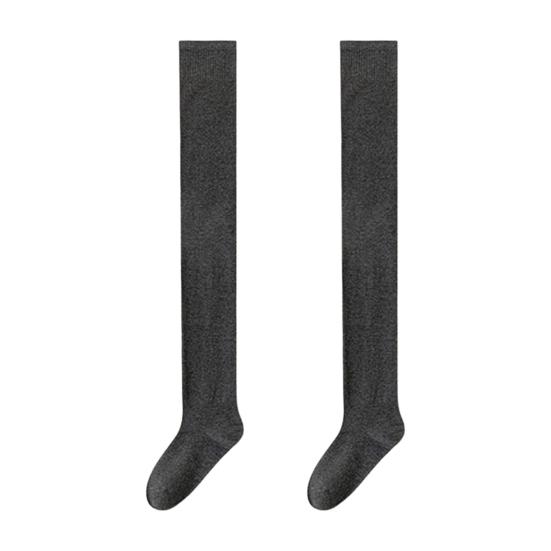 1 пара женских чулок до бедра, хлопковые теплые чулки выше колена, очень длинные гольфы до колена для бот, зимняя гетра