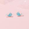 Whale Stud Earrings Women's Niche Design Sense Summer Earrings Ins Small, Fresh and Simple