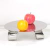 Light Luxury Modern Stainless Steel Mirror Fruit Plate Creative Art Soft Decoration Sample Room Coffee Table Tray Decoration