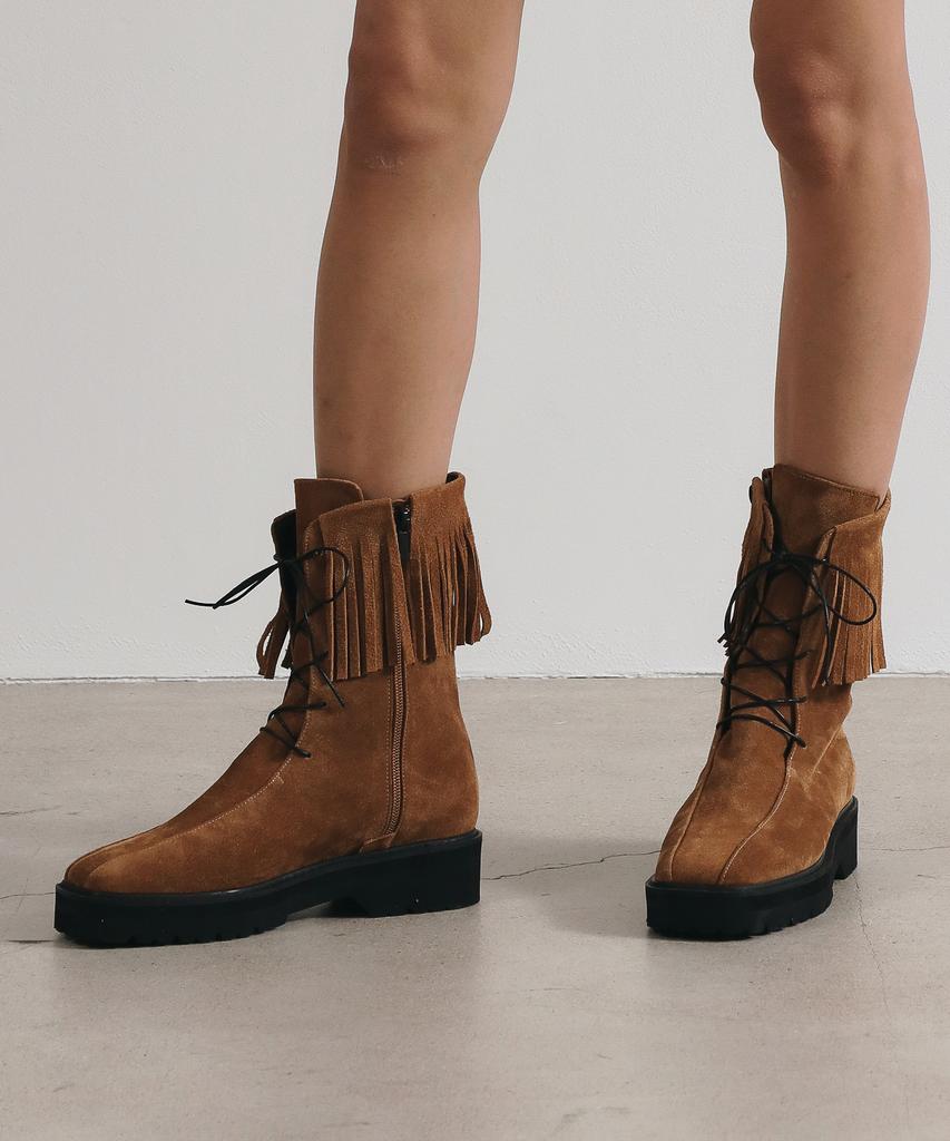 Twvp Boheme Fringe Ankle Boots 22F08Ca Boheme Fringe Ankle Boots