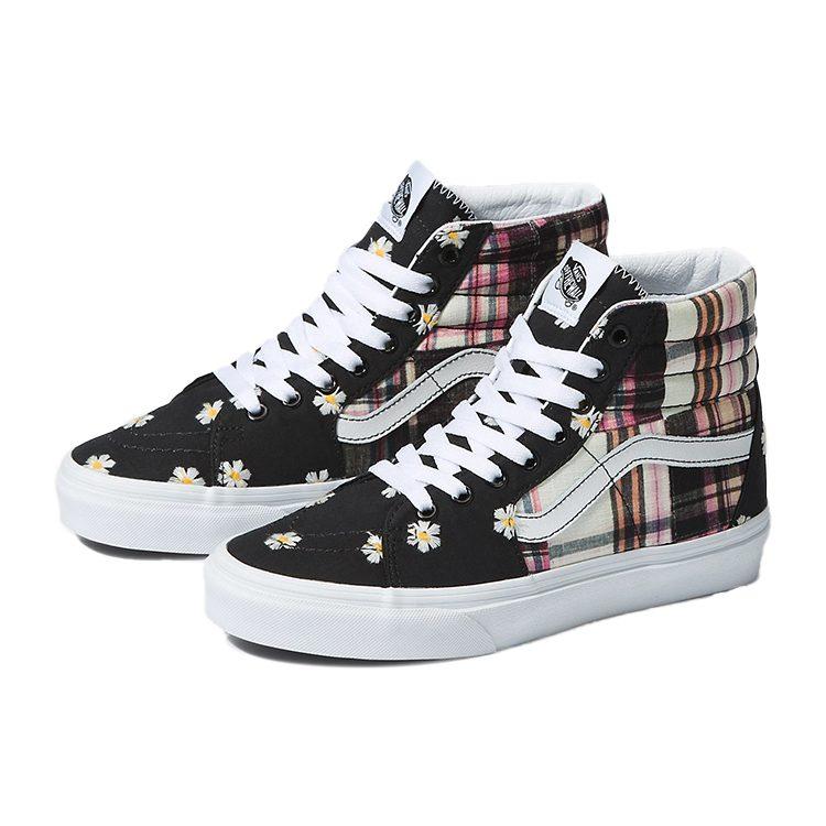 Vans SK8 HI 'Черный Белый Розовый' VN0A7Q5NUUW
