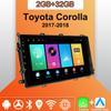 Android Carplay автомобильное радио для Toyota Corolla 2017-2018 мультимедийный проигрыватель головное устройство стерео GPS навигация BT WIFI 2+32 ГБ