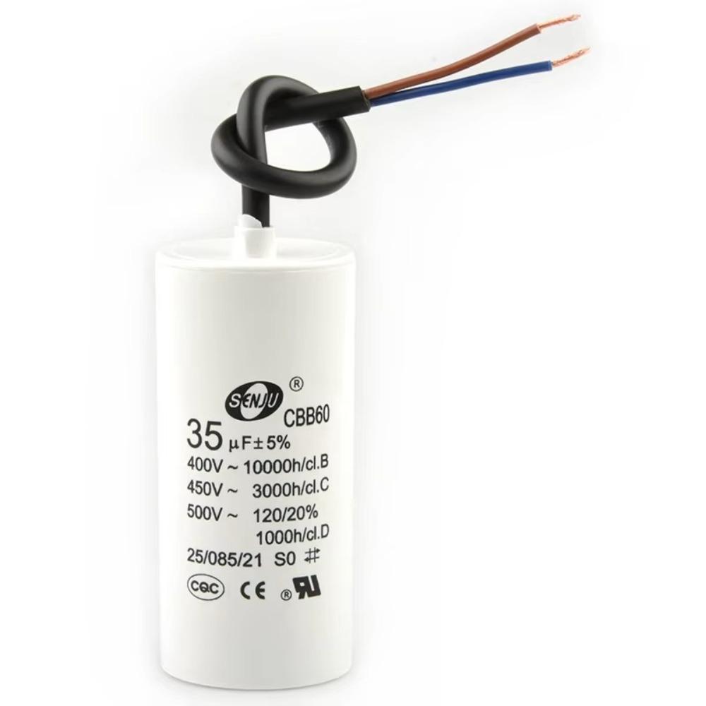 450V Motor Run Capacitor Round Water Pump Capacitor Reliable Washer Capacitor
