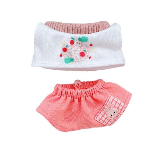 Набор одежды для куклы Футболка и шорты для 17-сантиметровых кукол La Bubu Ручная работа Стильный наряд Одежда для куклы Подарок для коллекционеров кукол