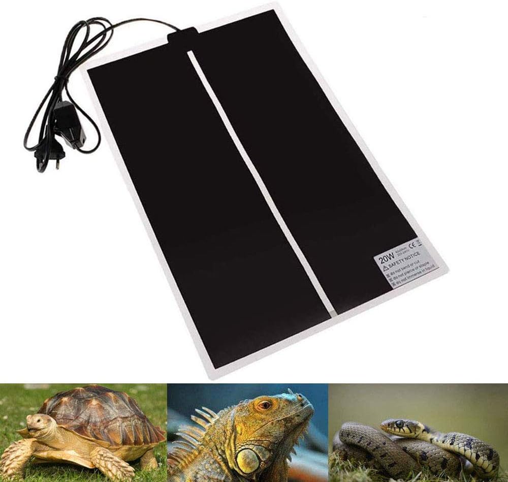 Reptile Heating Pad Aquarium Heat Mat Turtle Tortoise Lizard Climbing Pet Warmer with Adjustable Temperature Controller