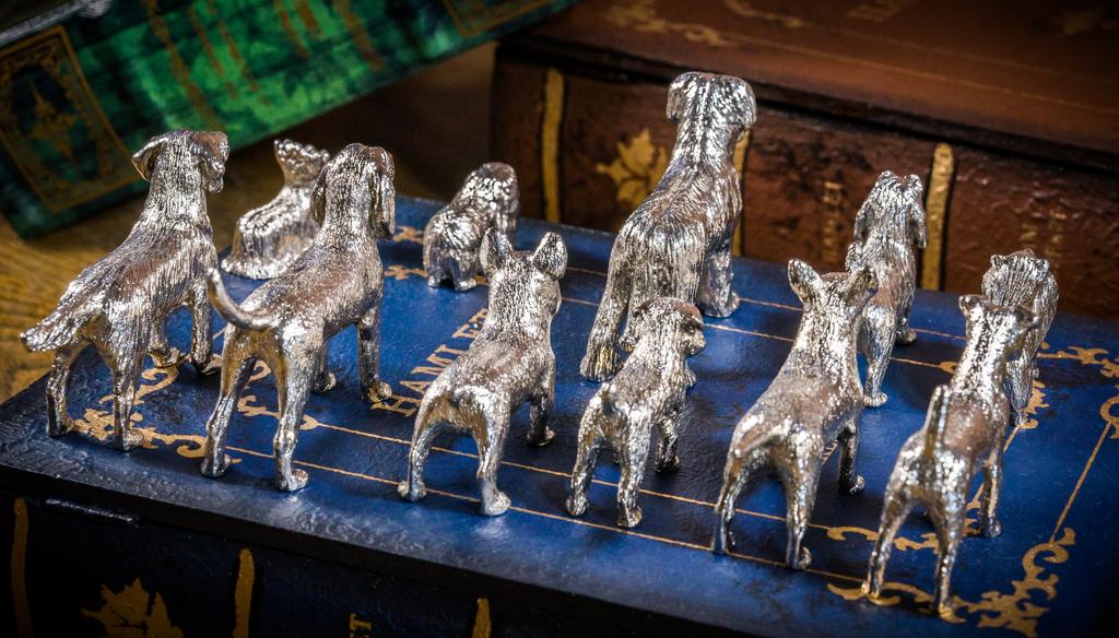 Pug British Art Dog Figure Collection