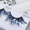 Sequin Glitter Powder Color Luminous Fake Lashes 3D False Eyelashes Nude Makeup Makeup Supplies