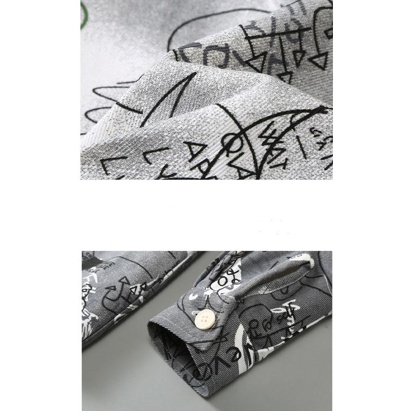 Spring and Autumn Plus Size Long Sleeve Shirt Men Fatty Shirt Workwear Jacket Casual Clothes 4XL-10XL