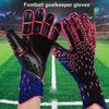 1 Pair Soccer Goalie Gloves Impact Resistant Strapless Football Soccer Goalie Gloves Non Slip Football Goalie Goalkeeper Gloves