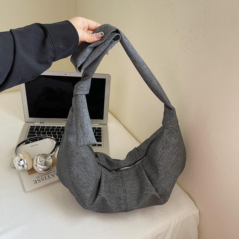 Bag Women's Large Capacity 2025 Summer New Niche Design Croissant One Shoulder Crossbody Bag Premium Dumpling Bag