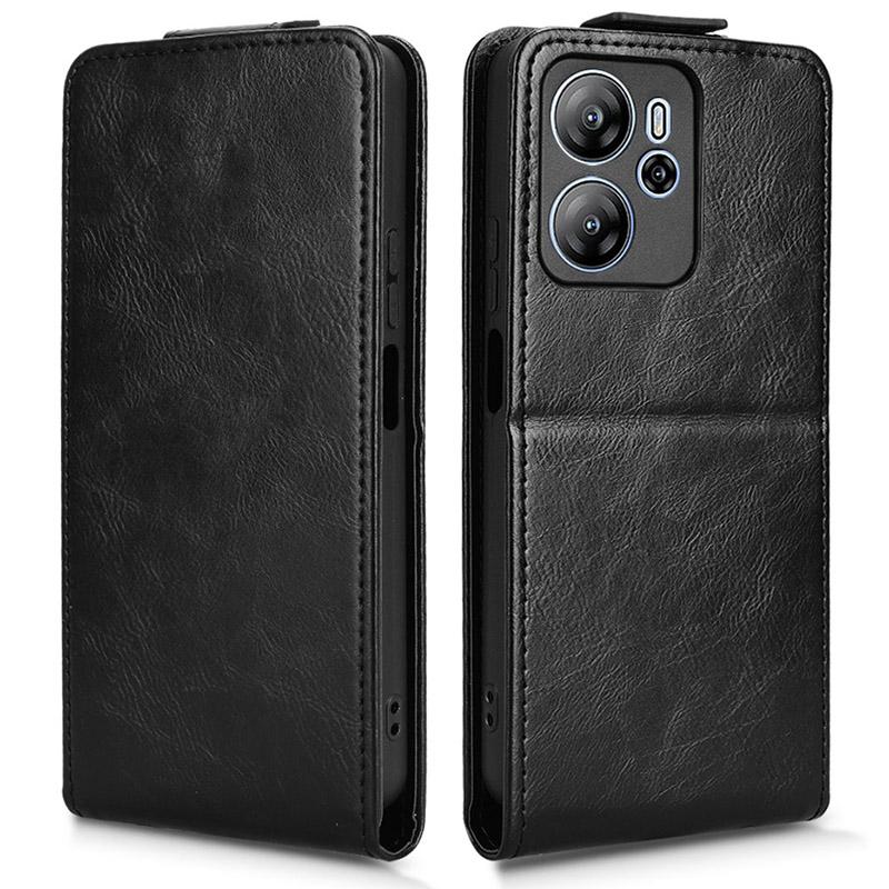 For Blackview Oscal Tiger 13 Stand Case Magnetic Clasp Vertical Flip Leather Phone Cover with Card Holder