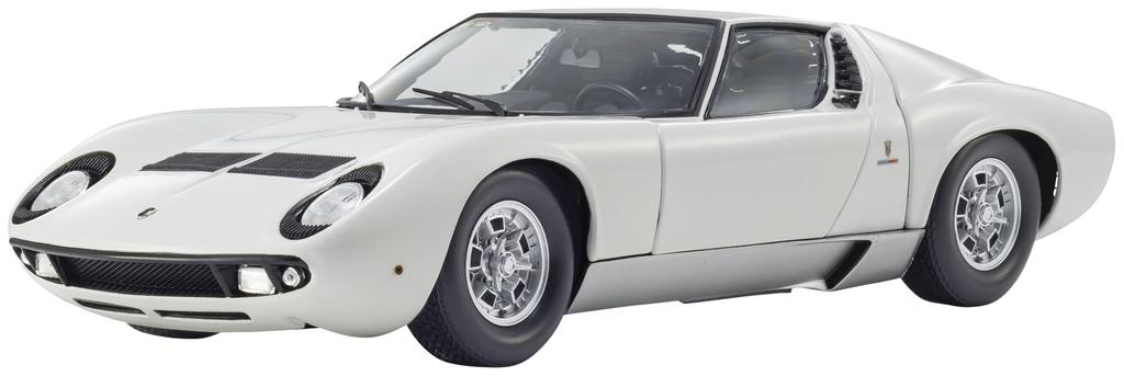 Kyosho Оригинальный масштаб 1/18 Lamborghini Miura P400 (белый) Готовый продукт KS08314W
