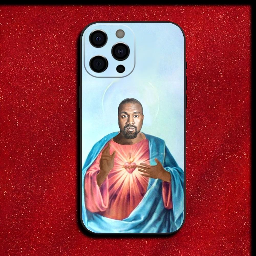 Rapper Funny K-Kanye West Phone Case For iPhone 16,15,14,13,12,11,Pro,X,XS,Max,XR,Plus,Mini Soft Black Cover