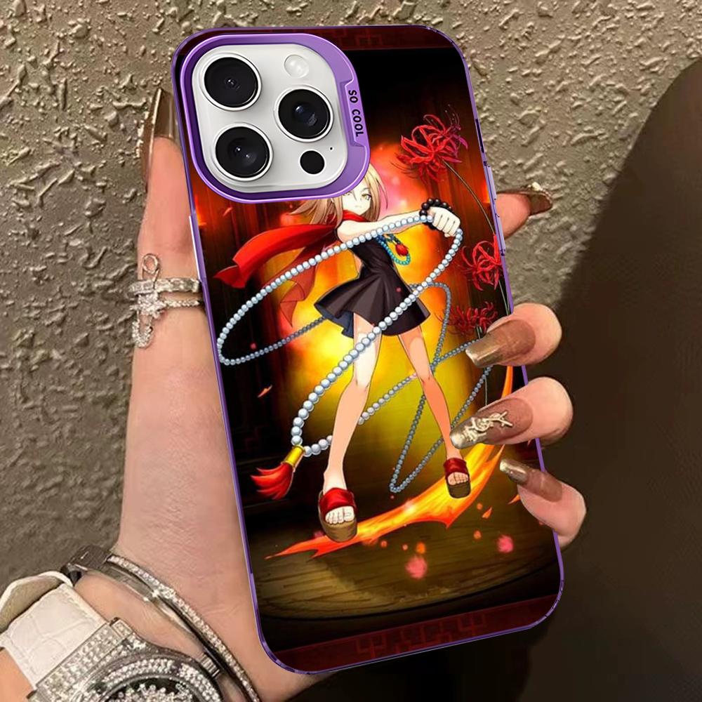 Чехол для телефона аниме Шаман Кинг для iPhone 16 15 14 13 12 11 Pro Max X XR XSMAX 8 7 Plus Матовый противоударный задний чехол