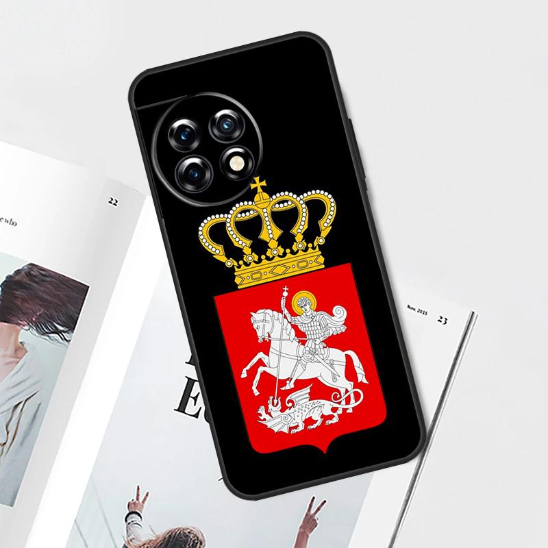 Georgia Flag Case For OnePlus Nord CE 5 3 4 Lite N20 N30 OnePlus 15 13 12 11 10 Pro 12R 13R 10T 13T Cover