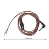 New 3.5mm OFC Core 3-Pole Jack Headphone Audio Cable DIY Earphone Maintenance Wire