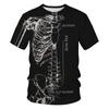 Fashion Creative Funny Economy of the Human Body Graphic T Shirts Men Casual Personality Hip Hop Harajuku Streetwear Tops