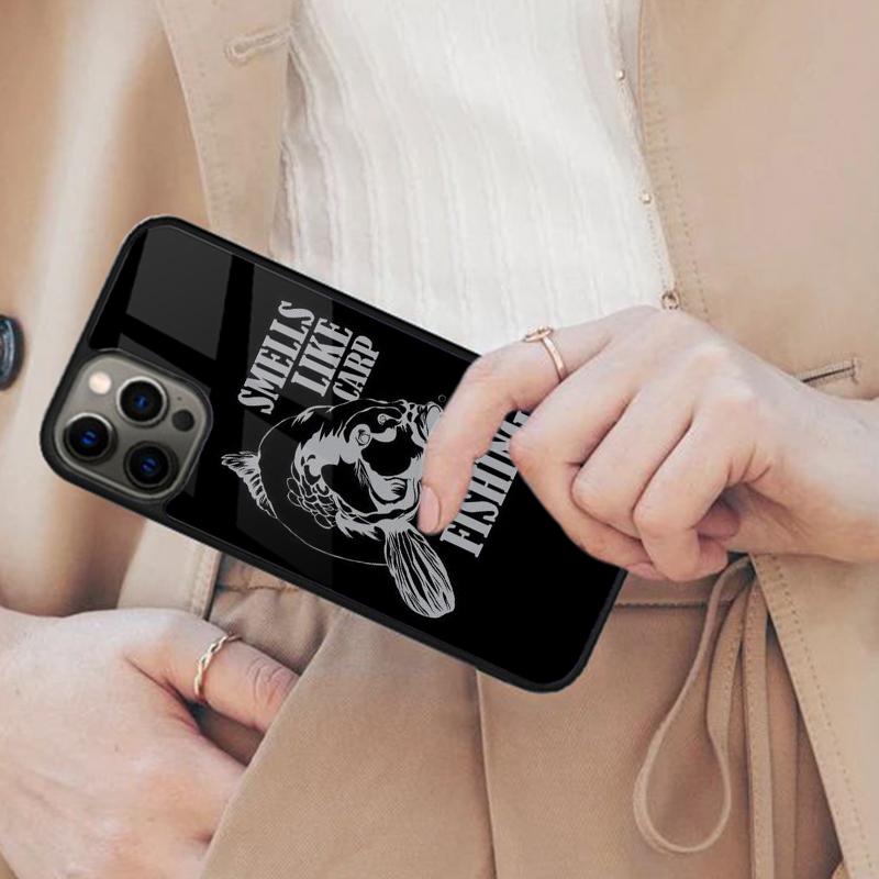 Carp Fishing Boilie Rig Hook Bumper Magnetic Phone Case For APPLE iPhone 17 Air 16 14 13 12 Pro Max 15 Plus MagSafe Cover