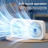 Double Head USB Fan Portable Desktop Fan, 360° Rotatable Blades, Adjustable Hanging and Standing Modes, 3-Speed Control,Rechargeable Personal Mini Fan
