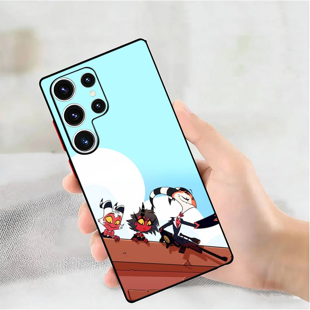 Мультяшная фигурка L-Loona Blitzo Чехол для телефона Samsung Galaxy S 24,25,23,22,21,20 Plus Ultra 5G Lite Ударопрочный чехол