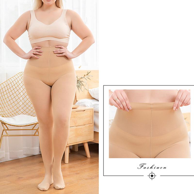 Женские эластичные колготки больших размеров