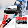 2Pcs Car Stripe Stickers Rearview Mirror Reflective Vinyl Decals Decoration For IX35 Bayon Kona I30 ElantraSolaris Palisade