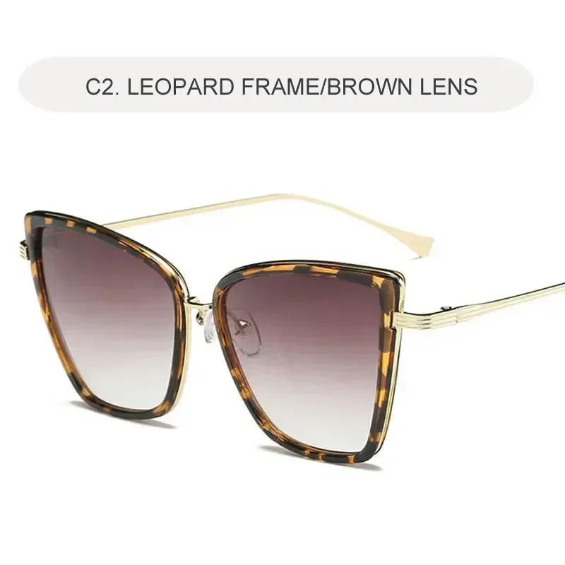 Новый дизайнерский бренд кошачий глаз женские винтажные металлические очки для женщин зеркальные ретро очки Lunette eil Femme UV400