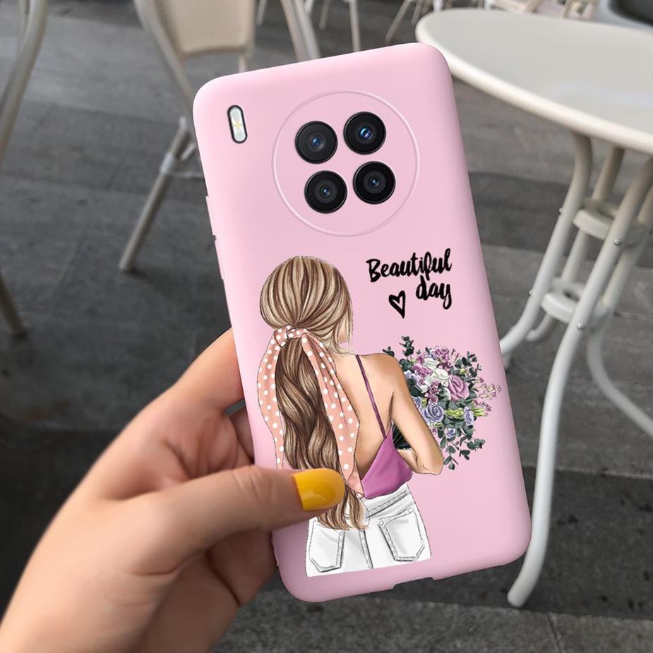Stylish Silicone Case For Honor 50 Lite Case Soft Slim Phone Back Cover For Huawei Honor50 Lite Cases Honor 50Lite Coques Fundas