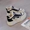 Women's High-Top White Sneakers, All-Match Thick-Soled Casual Shoes, 2025 Autumn/Winter New Sports Dad Shoes CY-C036