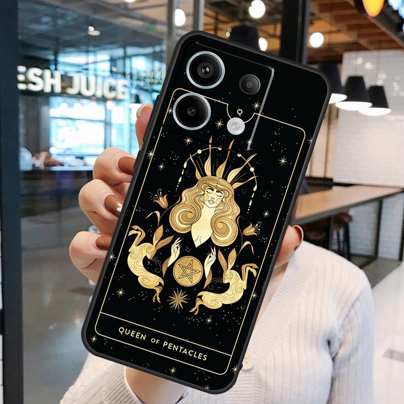 Лунное Колдовство Таро Таинственный тотем Чехол Для Xiaomi Redmi Note 13 Pro 10 11 12 14 15 Pro Plus Redmi 15C 14C 10C 12C 13C 15 Обложка