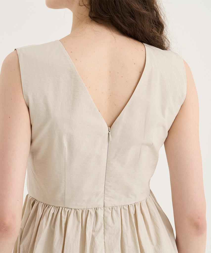 Reve Hearted Bare Grace Dress - Beige
