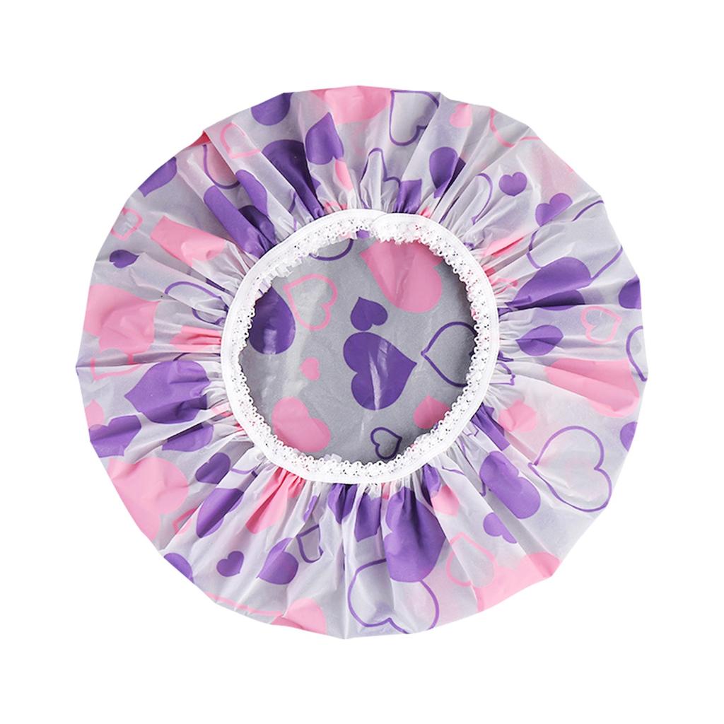 5 шт. Водонепроницаемая шапочка для душа женская бытовая для купания против жирности волос шапочка для душа шапочка для сухих волос