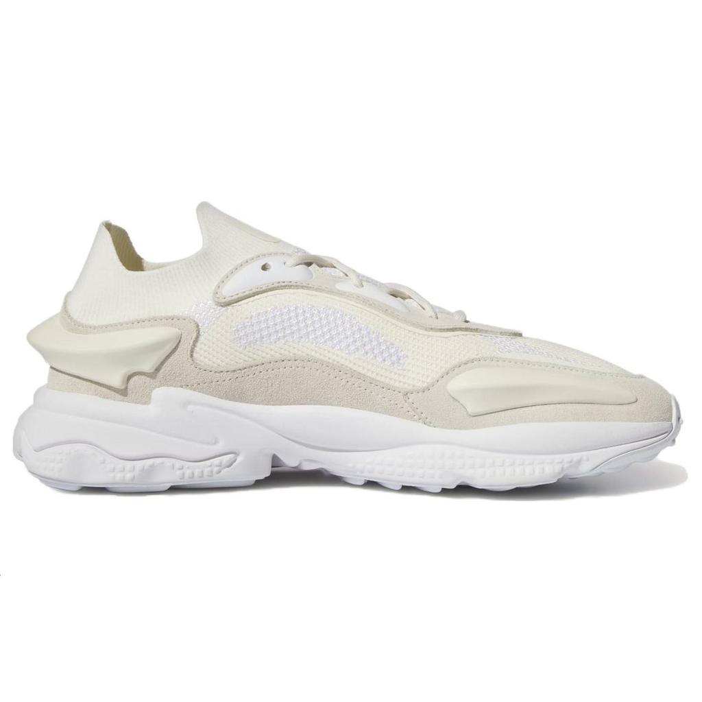 Кроссовки унисекс Ivy Park x adidas Ozweego Knit Noir кремовые кремово-белые облачно-белые IF6679