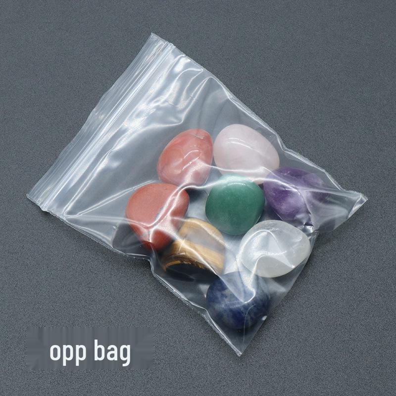 1536-Natural Agate Crystal Chakra Stones Set: Irregular Multi-Colored Yoga Stones (7-8 Pieces)