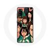 Case - Samsung - Galaxy A41 - Soft - White - Squid Game Fanart Characters Poster