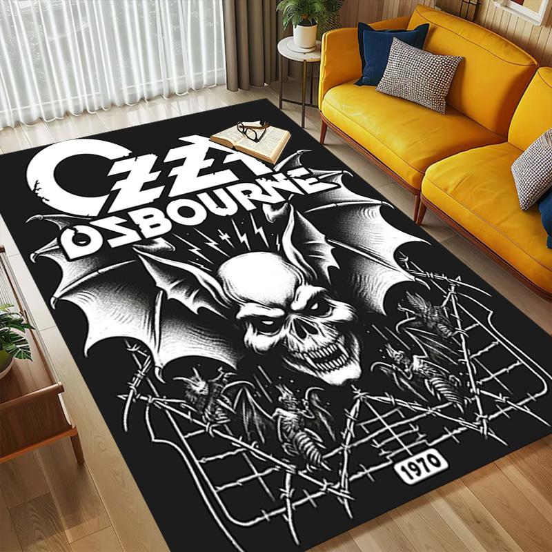 Heavy Metal Living Room Nonslip Area Rug Soft Carpet For Bedroom Game Playroom Sofa Office Home Decor Doormat Christmas Gift C9302865