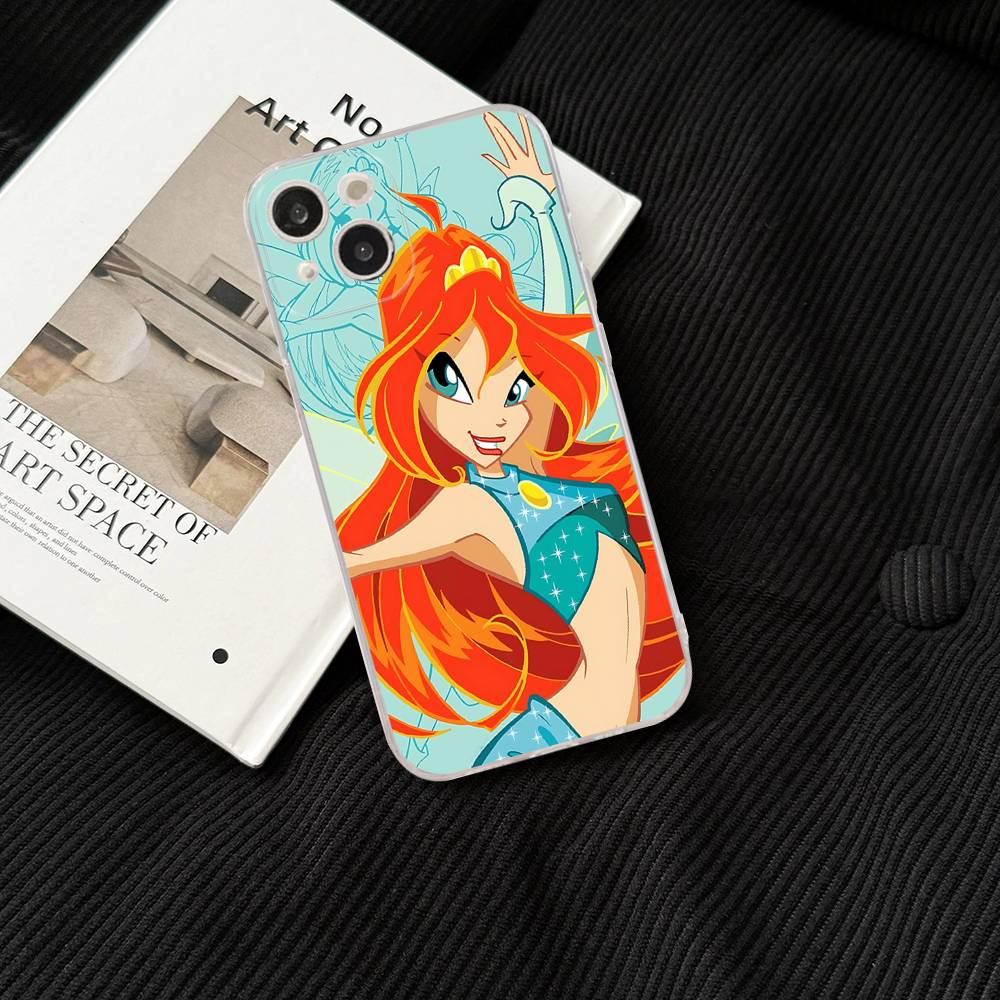 Чехол для телефона Girl Winx Clubs для iPhone 17 Air 16 Pro Max 15 14 13 12 11 Plus
