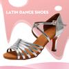 Женская обувь для латинских танцев для девочек, обувь для бальных танцев танго, сальсы, на каблуке 7 см