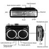 Factory Price Cassette to MP3 Converter Tape Player Portable Dual Speakers