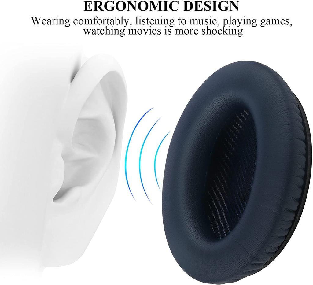 Амбушюры для наушников Bose Quietcomfort 35/QC35 ii/QC15/QC25/QC35/QC2/AE2/AE2i SoundLink SoundTrue Сменные амбушюры