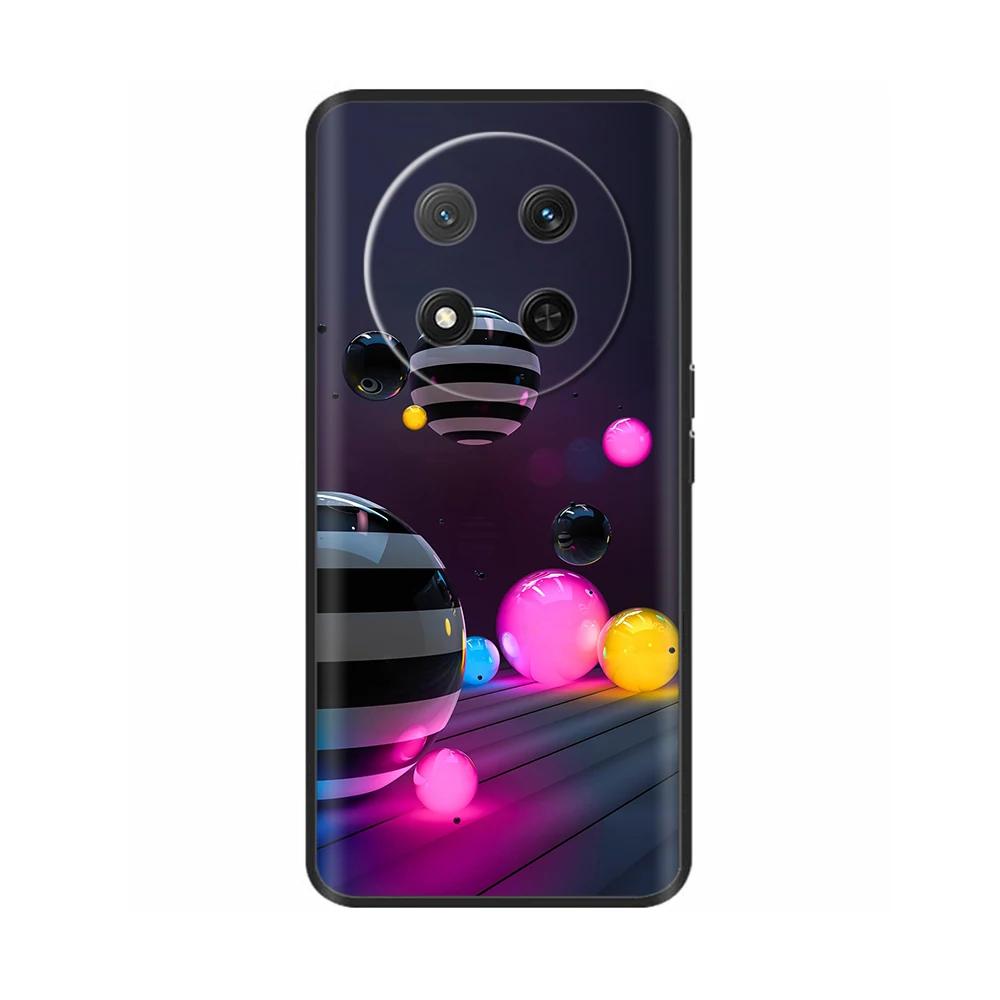 Чехол для Honor Magic7 Lite 5G Цветочный Мягкий Силиконовый Чехол Для Coque Honor Magic7 Lite Чехол Magic 7 Чехол для Телефона Magic7 Pro