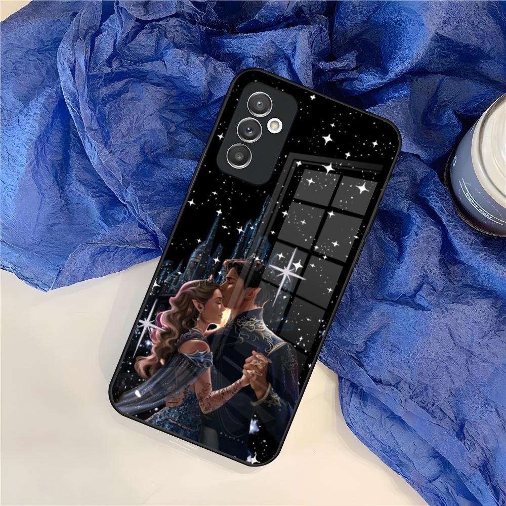 Чехол для телефона Acotar A Court of Mist and Fury для Samsung Galaxy S26 S25 S24 S30 S21 S23 S20 S22 Fe Pro Edge Ultra Plus стеклянный Чехол