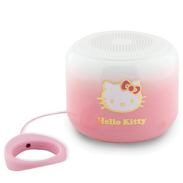 Hello Kitty Bluetooth Speaker 5.0HKWSBT6GKEP Pink Electroplate Gradient