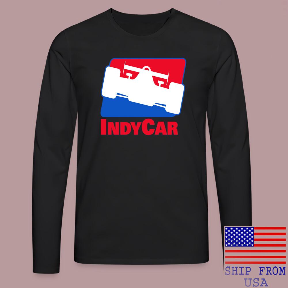 Черная футболка унисекс Indy Car Racing Размеры S2XL